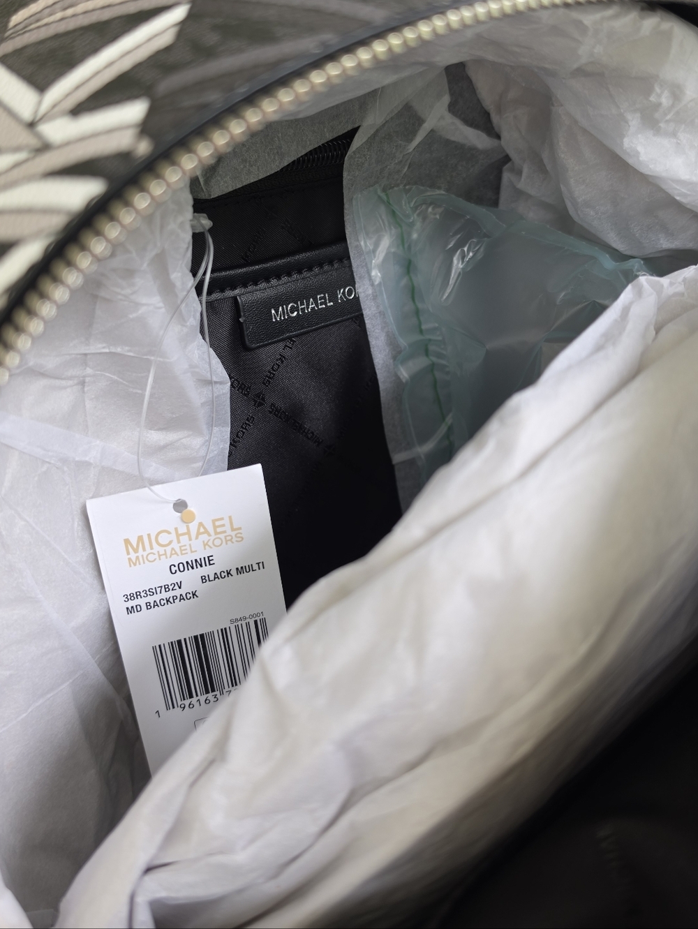 Michael Kors Connie Medium Logo Backpack - Picture 5 of 9